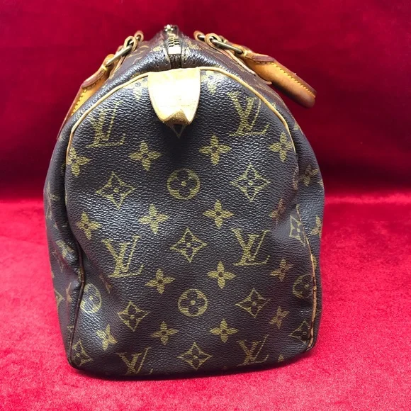 Authentic Louis Vuitton tote bag speedy 30 - Picture 15 of 16